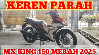 KEREN PARAH  YAMAHA MX KING 150 MERAH 2025‼️ yamaha yamahaindonesia mxking2025 mx mxking150 [upl. by Flossy822]