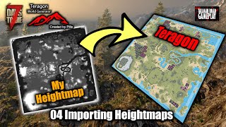 Teragon 04 Importing Your Own Heightmap  7DTD Mapmaking [upl. by Aicnorev]