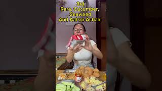 Lets try rice paper with rara seaweed and cucumber ❤️ subscribe food ytshorts shorts foodie [upl. by Ahsenal263]