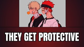 They get protective  Kiribaku x listener [upl. by Arekat]