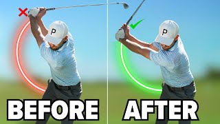 How to SHORTEN your Golf Swing for more Consistency [upl. by Nyrek]