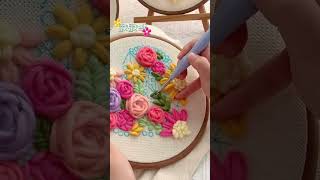 Crossstitch used to be so popular how is it doing now Crafts PunchNeedleEmbroidery [upl. by Okimat]