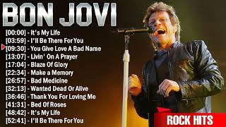 Bon Jovi Greatest Hits Collection  Top Hits Rock Songs Playlist Ever [upl. by Jacquie134]