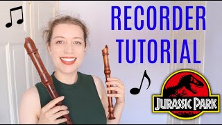 JURASSIC PARK THEME Tutorial Team Recorder [upl. by Giltzow]