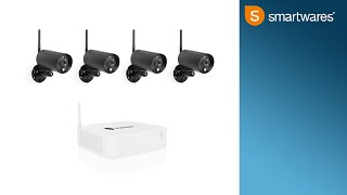 Smartwares WDVR840S Wireless security camera set [upl. by Denis]