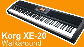 Korg XE20 Digital Piano Walkaround [upl. by Evangelist293]