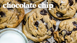 Worlds Best CHOCOLATE CHIP COOKIES Recipe Crunchy Outside Soft amp Chewy Inside [upl. by Ahsiat146]