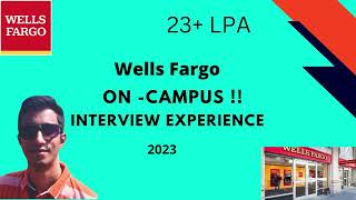 Wells Fargo Interview Experience  VIT  CSE  2023  Superdream placement [upl. by Akiam290]