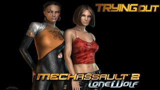 Trying Out MechAssault 2 Lone Wolf Xbox 360 [upl. by Darill]