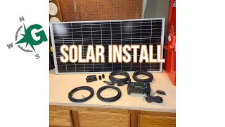 Solar Install  Renogy 200w RV kit [upl. by Betz855]