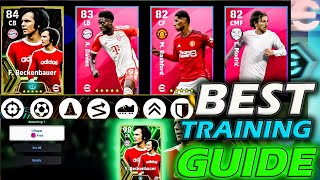 Beckenbauer🐐RashfordModricDavies🔥training guide efootball efootball 2024 [upl. by Kylah]