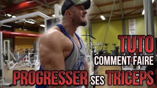 TUTO  COMMENT FAIRE PROGRESSER SES TRICEPS [upl. by Ikuy246]