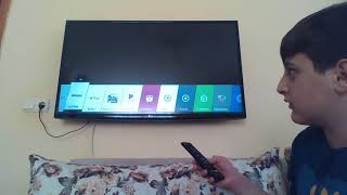 televizyonu internete amp youtube girmek LG TV [upl. by Idnyc383]