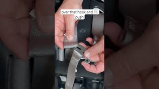 How to connect the should strap on the Chicco KEYFIT Car Seat [upl. by Nnair981]