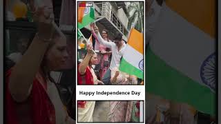 Taha Shah amp Tanishaa Mukerji celebrating Independence Day shorts tahashah independenceday [upl. by Arratoon]