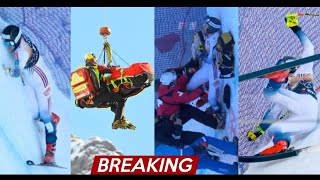 Norwegian skier Aleksander Aamodt Kilde ‘grateful’ for support after being airlifted to hospital fo [upl. by Ardnaz]