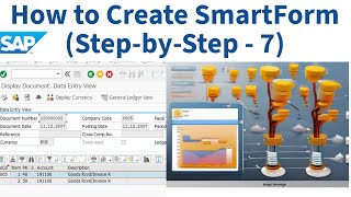 How to create SmartForms in SAP ABAP Project StepbyStep  7 [upl. by Fabe694]