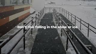 Reduce winterrelated slips amp falls claims at your facility as featured on The Weather Channel [upl. by Jasmine]