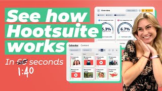 The fastest Hootsuite demo EVER how to manage social media with Hootsuite [upl. by Ahseem958]