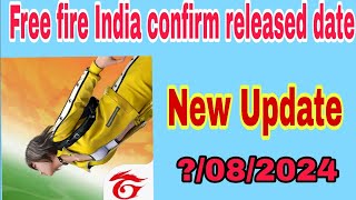 free fire india kab aayega  free fire india kab aayega confirm date 2024  Rajdipxpro [upl. by Dinesh255]