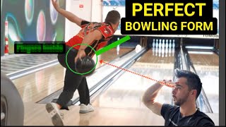 Analyzing the PERFECT OneHanded Bowling Form [upl. by Eceinehs586]