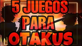 TOP 5 JUEGOS PARA OTAKUS 😱 Roblox [upl. by Ninerb60]