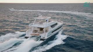 Two Oceans 555 Power Catamaran Walkthrough [upl. by Chaddy]