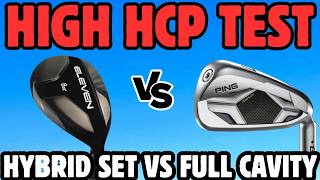 ELEVEN Hybrid Set vs Oversized IRON Set hybrids golfclubs golf [upl. by Adian692]