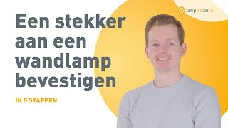 Hoe hang ik wandlamp zonder snoer op Zo bevestig je een stekker aan een wandlamp  MONTAGE [upl. by Courtenay]