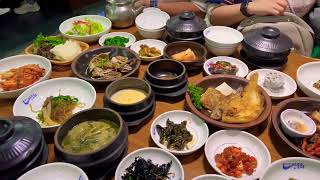 Banchan feast in Seoul for only USD16 per person [upl. by Kciderf]