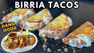 Birria Tacos on the Griddle  My BEST yet [upl. by Neu]