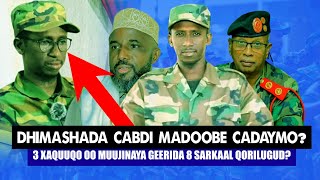 Xog Dhimashada Cabdi Madoobe Oo 3 Cadaymood laga Helay Jabkii Dagaalka Qorilugud Muuqaal Beena [upl. by Hodges]