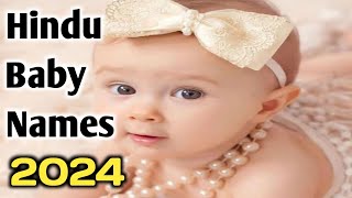 Hindu Baby Names 2024❤️Best Girl Names [upl. by Ecinuahs]