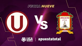 ⚽ UNIVERSITARIO VS AYACUCHO FC  LIGA FEMENINA APUESTATOTAL 2023  FECHA 9 [upl. by Livy]