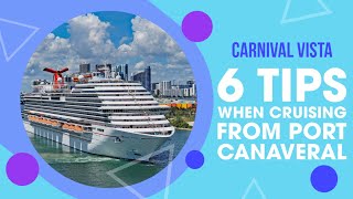 Carnival Vista BEST Tips for Cruising from Port Canaveral  Go Port [upl. by Airdnalahs]