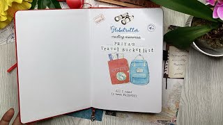 LIVE  Part 3  4 Travel Bucket List Flipthrough  Archer amp Olive journal [upl. by Annhoj]