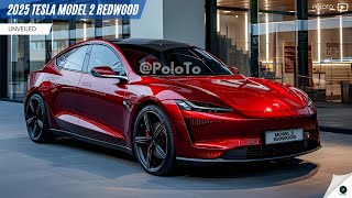 2025 Tesla Model 2 Redwood Unveiled  Teslas cheapest electric vehicle [upl. by Gamaliel678]