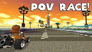 Daisy Circuit  First Person POV Race  Mario Kart Wii [upl. by Einavoj]