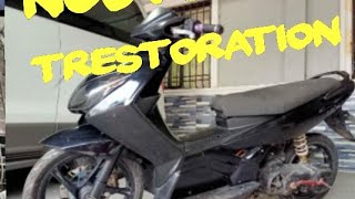 motorcycle restoration reveal 1G concept nouvo z 115 yamaha timelapse [upl. by Kallista]