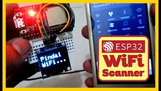 ESP32 WiFi Scanner [upl. by Ynetsed]