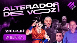 MELHOR Alterador de Voz com IA Voiceai COMO ALTERAR A VOZ NO PC  MUDAR A VOZ NO CELULAR [upl. by Oiramej]