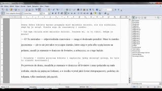 Odstępy między wierszami interlinia w OpenOffice Writer [upl. by Joli]