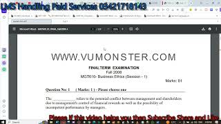 mgt610 quiz no 2 solution fall 2023 100 verified answers [upl. by Rebmaed54]