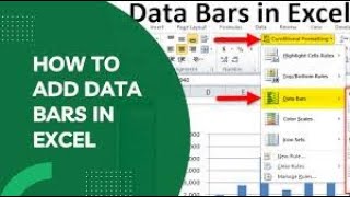 How to Use Conditional Formatting in Excel  Data Bars Color Scales amp Icon Sets  Part 3 [upl. by Enyt]