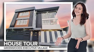 House Tour 20  Inside a ₱18500000 Modern Home in Greenwoods Executive Village  Brand New House [upl. by Xylia]