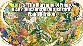 Mozarts quotThe Marriage of Figaroquot K492 Susanna or via sortite Piano Version [upl. by Brebner380]