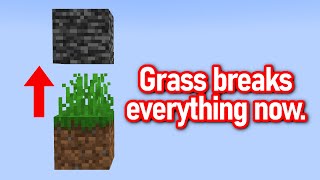 Grass is now the strongest item in the game It can break everything [upl. by Ained]