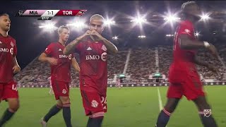 GOLAZO DE VOLEA DE LORENZO INSIGNE para el 11 de Toronto FC vs Inter Miami  MLS [upl. by Stevy817]