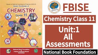 Class 11 Chemistry Unit 1 All Assessment  New Syllabus 2024LearnOnlineWithAnum [upl. by Atel]