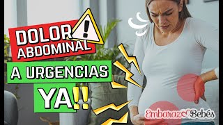 😣💥DOLOR ABDOMINAL en el EMBARAZO ¿Cuándo es Grave ¿Causas [upl. by Arahd811]